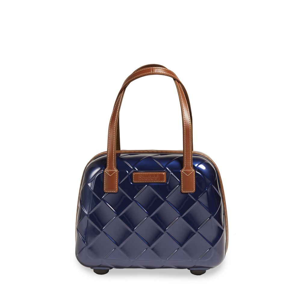 Stratic Leather and More Hartschalen-Koffer Beautycase (bis 28cm) blue #1